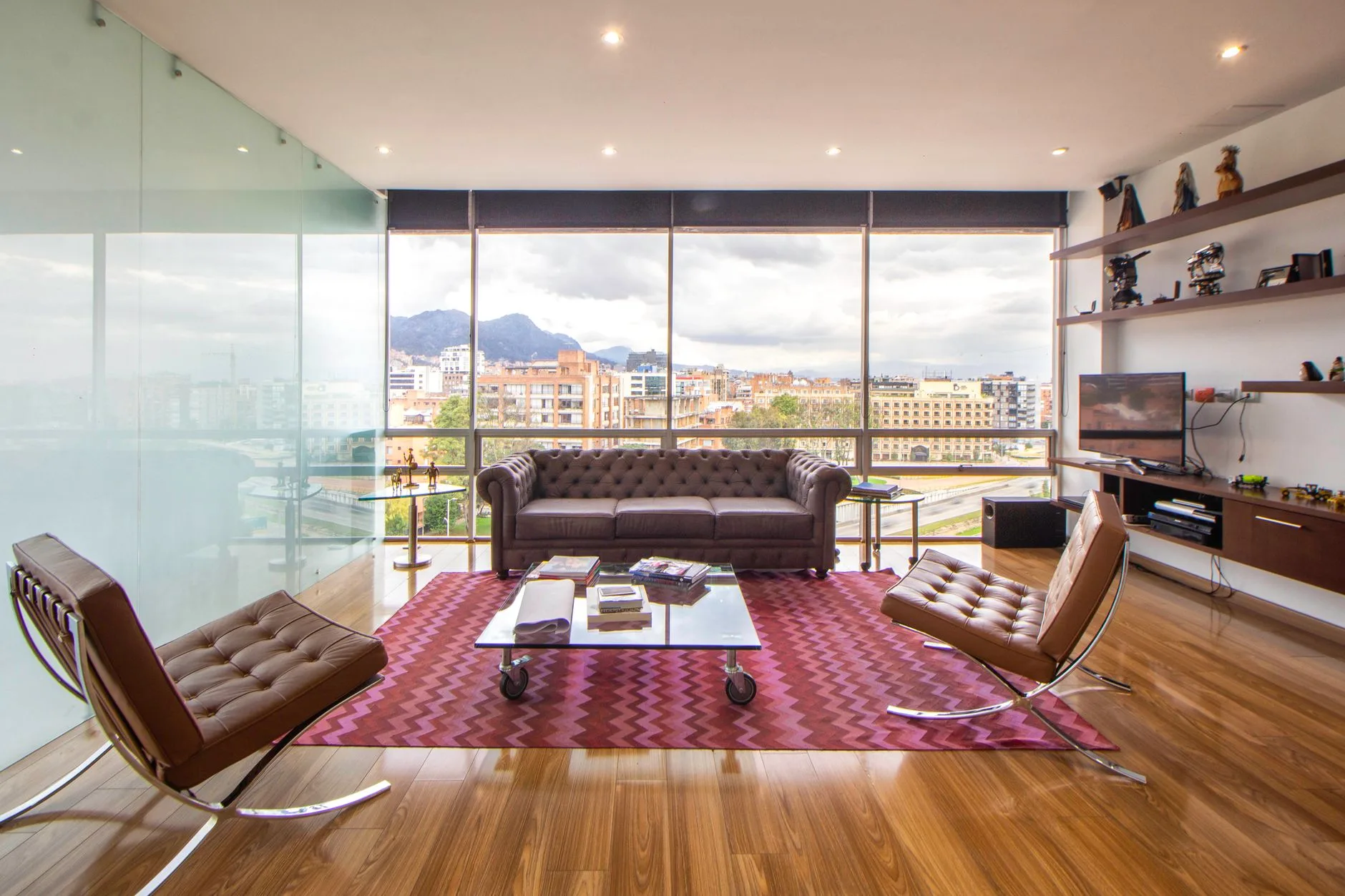 Comfortable hotel lounge for a planned Canadian getaway